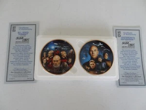 Star Trek 2 Mini plates ALL GOOD THINGS and YESTERDAY'S ENTERPRISE . - Picture 1 of 7