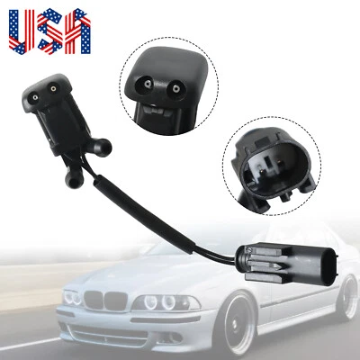 Heated Windshield Washer Nozzle Dual Inlet for 01-03 BMW 525i 2.5L 61668361042 - Image 1 of 4