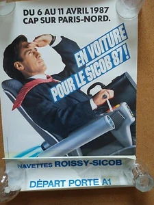 ITHistory PLAKAT (1987) SICOB (Paris Frankreich) "En Voiture Pour Le" - Bild 1 von 1