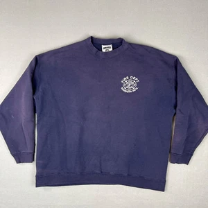 VTG Dearborn Heights Fire Department Sweatshirt Mens 2XL Lieutenant Heavy Fading - Picture 1 of 11