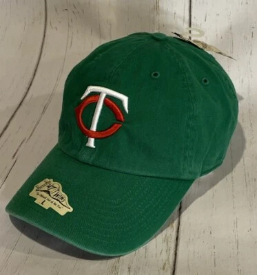 NUEVO Twins Enterprise Minnesota Twins St Patricks Gorra Verde Grande MLB Franquicia Foto 1 de 4
