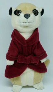 CUDDLES TIME Felpa Suricata en Albornoz de Pie Suricata en Vestido ~10′′ - Imagen 1 de 5