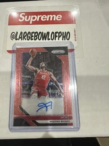 NENE AUTO 2018 PANINI PRIZM CHOICE RED #S-NNE AUTOGRAPH ROCKETS 🔥 - Picture 1 of 2