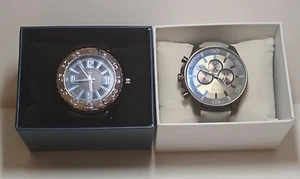 Men's Wristwatch Black Louis Richard Watch Gray Picard & Cie Watch Lot - Picture 1 of 8