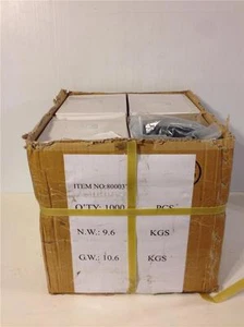 LOTE 1000 COMPONENTE PLÁSTICO NEGRO # 8000372 ESTUCHE HECHO EN TAIWAN MONTAJE MISTERIO - Imagen 1 de 4