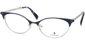 New SERAPHIN BROOKVIEW / 8989 Blue Eyeglasses 52-16-145mm B36mm - Picture 1 of 10