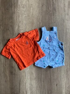 Paket Babykleidung für Jungen - Größe 56 und 56/62 (0-3 M) - 21 Teile - Sommer - Bild 1 von 16
