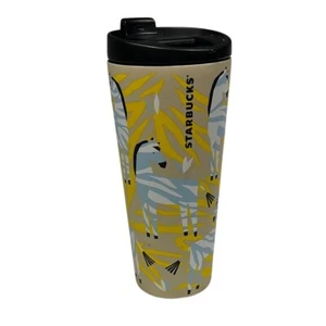 Starbucks Ltd Edition Zebra Safari 2017 Stainless Steel Tumbler Travel Mug 16 Oz - Picture 1 of 5