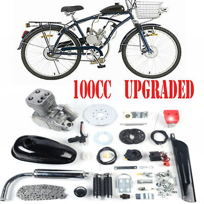 2 Stroke 100cc Bike Motorized Engine Petrol Gas Motor Full Kit 36-Tooth Sprocket • 165.43€