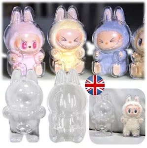 Transparent Protective Case for POP MART Labubu The Monsters Plush Doll Cover - Picture 1 of 15