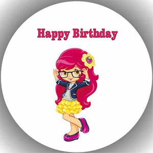 Tortenaufleger Geburtstag Party Tortenbild Fondant - Oblate Emily Erdbeer P24 - Bild 1 von 1