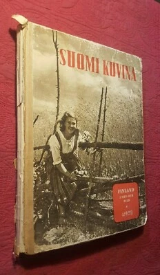 SUOMI KUVINA - Finland I Ord Och Bild 1946 Hardcover Finnish Swedish RARE - Image 1 of 4