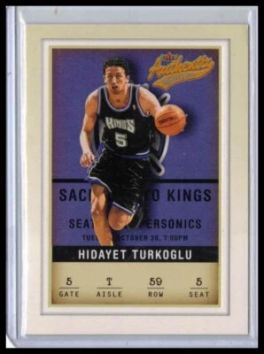Fleer Authentix #59 2001-02 Hidayet Turkoglu Foto 1 de 2