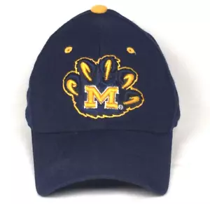 University of Michigan Wolverines Fitted Hat Size 6-3/4 Claw Logo Zephyr Cap - Picture 1 of 8