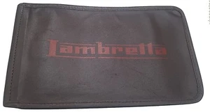 ukscooters LAMBRETTA PRÁCTICO KIT DE HERRAMIENTAS MARRÓN BOLSA DE CUERO GENUINO NUEVO - Imagen 1 de 4