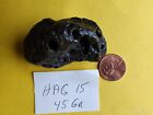 Rare Black Hag Witch Hex Black Angel Wings Fairy Stone No Holes 45 Gr