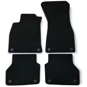 Velour Car Floor Mats For Audi A7 S7 RS7 4G9 Waterproof Black Carpet Auto Liners - Foto 1 di 11
