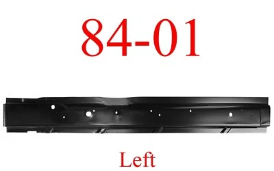 Fits 84 01 Jeep Cherokee Left Inner Rocker Panel, XJ, 2 or 4 Door - Image 1 of 4
