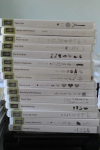Stampin' Up! Juegos de estampillas de goma transparente *tú eliges* retiradas nuevas y usadas - Imagen 1 de 11