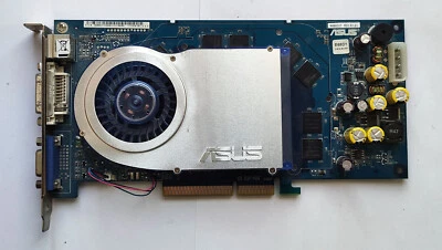 Asus N6800XT nVidia GeForce 6800XT 128MB AGP VGA Card - Test OK! - Image 1 of 4