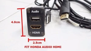 HONDA AUDIO HDMI USB DIMENSION 4.0X2.5cm USE TO RIGHT VERSION  - Picture 1 of 6