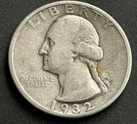 1932 P WASHINGTON QUARTER As Pictured Cover