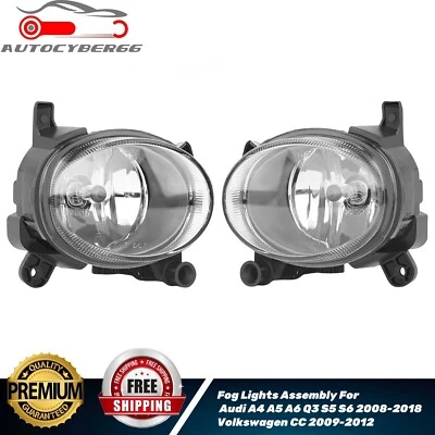 Fog lights for Audi A4 A5 A6 Q3 S5 S6 2008-2018; Volkswagen CC 2009-2012 - Image 1 of 4