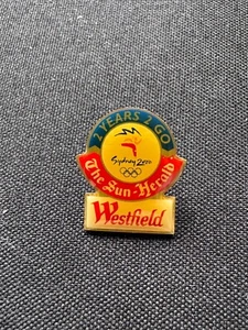 SYDNEY 2000 OLYMPIC GAMES SUN HERALD WESTFIELD 2 YEARS 2 GO PIN - Picture 1 of 2