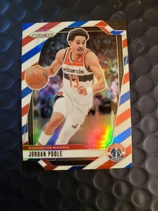 2024-25 Panini Prizm Jordan Poole Red White & Blue #184  - Bild 1 von 5