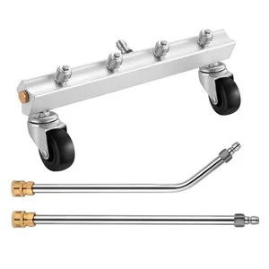 13" Pressure Washer Undercarriage Cleaner - 4000 PSI Car Wash Water Broom - Picture 1 of 6