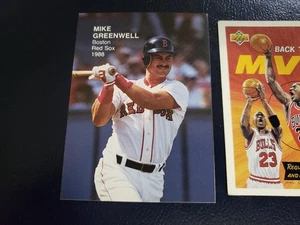 Mike Greenwell Boston Red Sox 1988 #8 FULL SIZE WOW - Picture 1 of 2