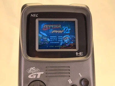 NEC PC Engine GT TOTALMENTE REPARADO (PI-TG6) ¡Todos los condensadores reemplazados! Turbo Express Foto 1 de 4