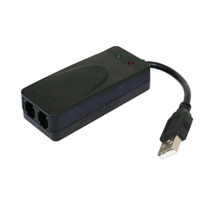 2X(USB Fax Modem Dual Port USB2.0 56K V.92 V.90 External Modem Driver for6067 - Picture 1 of 10