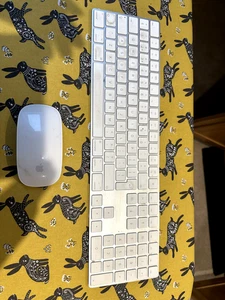 Apple Keyboard A1843 and Apple Mouse A1296 - Picture 1 of 8