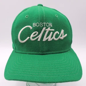 Vintage Sports Specialties Boston Celtics Hat 100% Wool Pro Model Snapback NBA - Picture 1 of 20