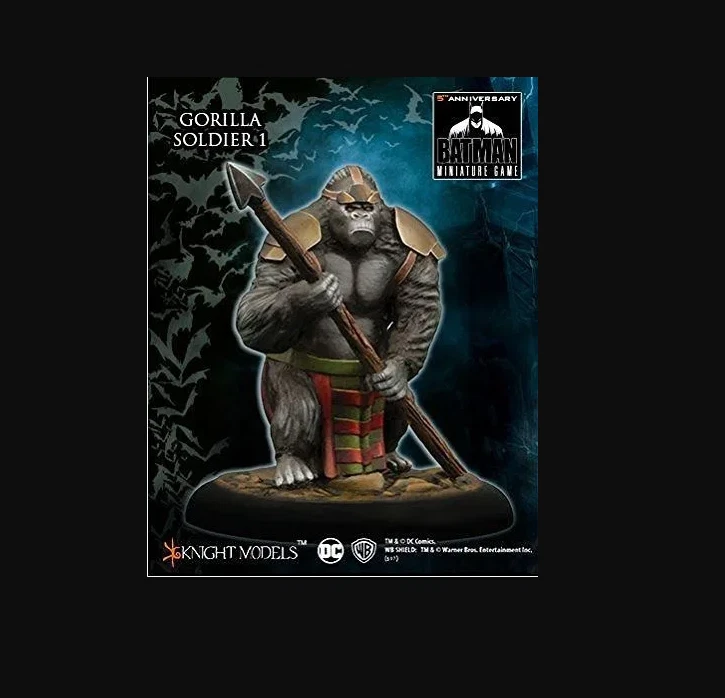 Knight Models DC Universe 35mm Gorilla Soldier 1  unpainted resin figure - Image 1 of 1