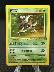 Pinsir 9/64 Holo Pokémon 1999 Jungle Unlimited WoTC Vintage LP - Picture 1 of 3
