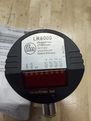 IFM EFECTOR LR8000 LEVEL SENSOR GUIDED WAVE RADAR - Image 1 of 4