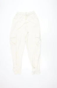 Adidas Unisex White Jogger Trousers - Large - Picture 1 of 12