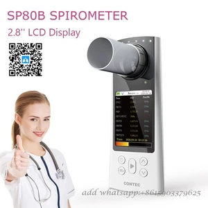 CONTEC SP80B Spirometer Medical portable vital capacity meter Bluetooth - Picture 1 of 10