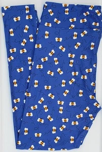 Leggings OS LuLaRoe taglia unica ape 🐝 stampa su blu nuovi con etichette X35 nuovi - Foto 1 di 6