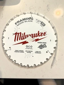 Milwaukee Rahmen Holzklingen 7-1/4" 24 Zähne 48-41-0710 (AUS VERPACKUNG) - Bild 1 von 2