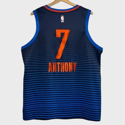 Nike Carmelo Anthony Oklahoma City Thunder Blue NBA Swingman Jersey 52 XL - Image 1 of 4