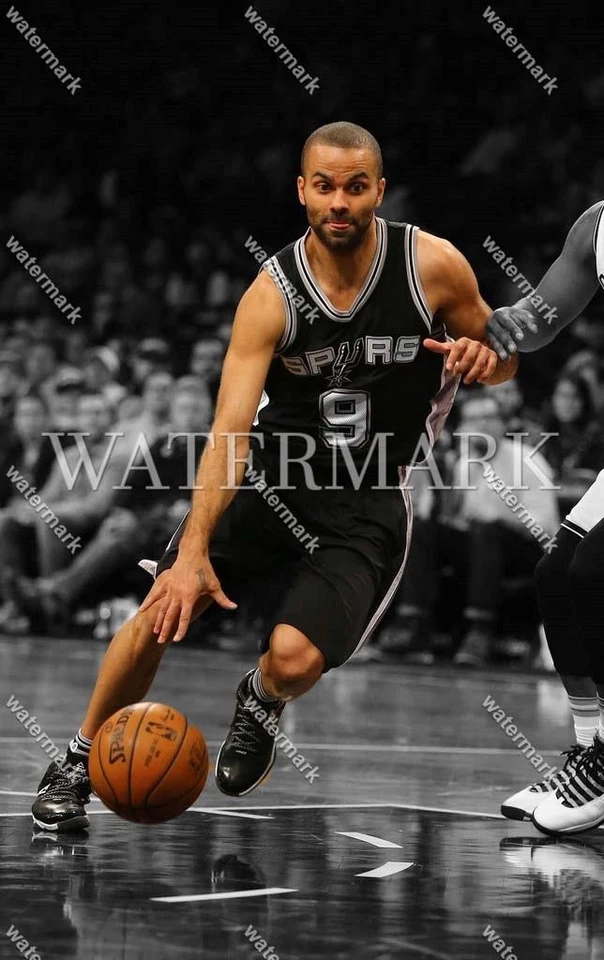 Foto foco RW17 Tony Parker San Antonio Spurs 8x10 11x14 16x20 Foto 1 de 1