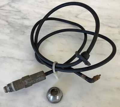 67 68 69 Chevelle Camaro Original GM Radio Antenna Base with Cable + Nut - Image 1 of 4