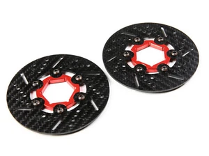 GTB RC 1/5 HPI Baja Front Wheel Hydraulic System Carbon Fiber Brake Rotor Disc - Picture 1 of 2