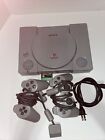 Official Sony PlayStation 1 PS1 Console w Controllers, Mem Card