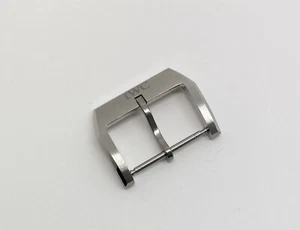 Authentic Rare IWC 21mm Brushed Stainless Steel Tang Pin Buckle Clasp OEM - Picture 1 of 9