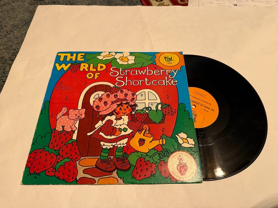 The World Of Strawberry Shortcake 1980 Original TV Soundtrack Used LP KS-165 VG - Image 1 of 1