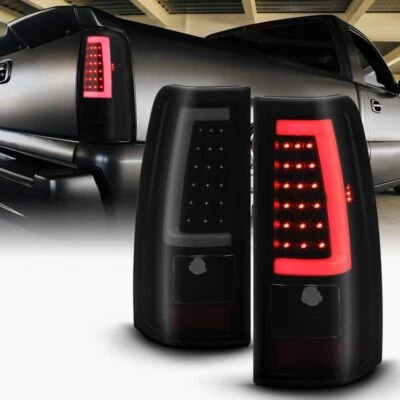 Fits 2003-2006 Chevy Silverado GMC Sierra 1500 2500HD 3500 Smoke LED Tail Lights - Image 1 of 4